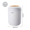 Scandinavian Luxury Press-Top Trash Can 10L