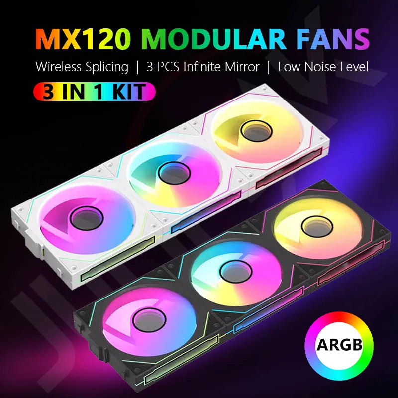 Jumpeak MX120 Modular ARGB Case Fan