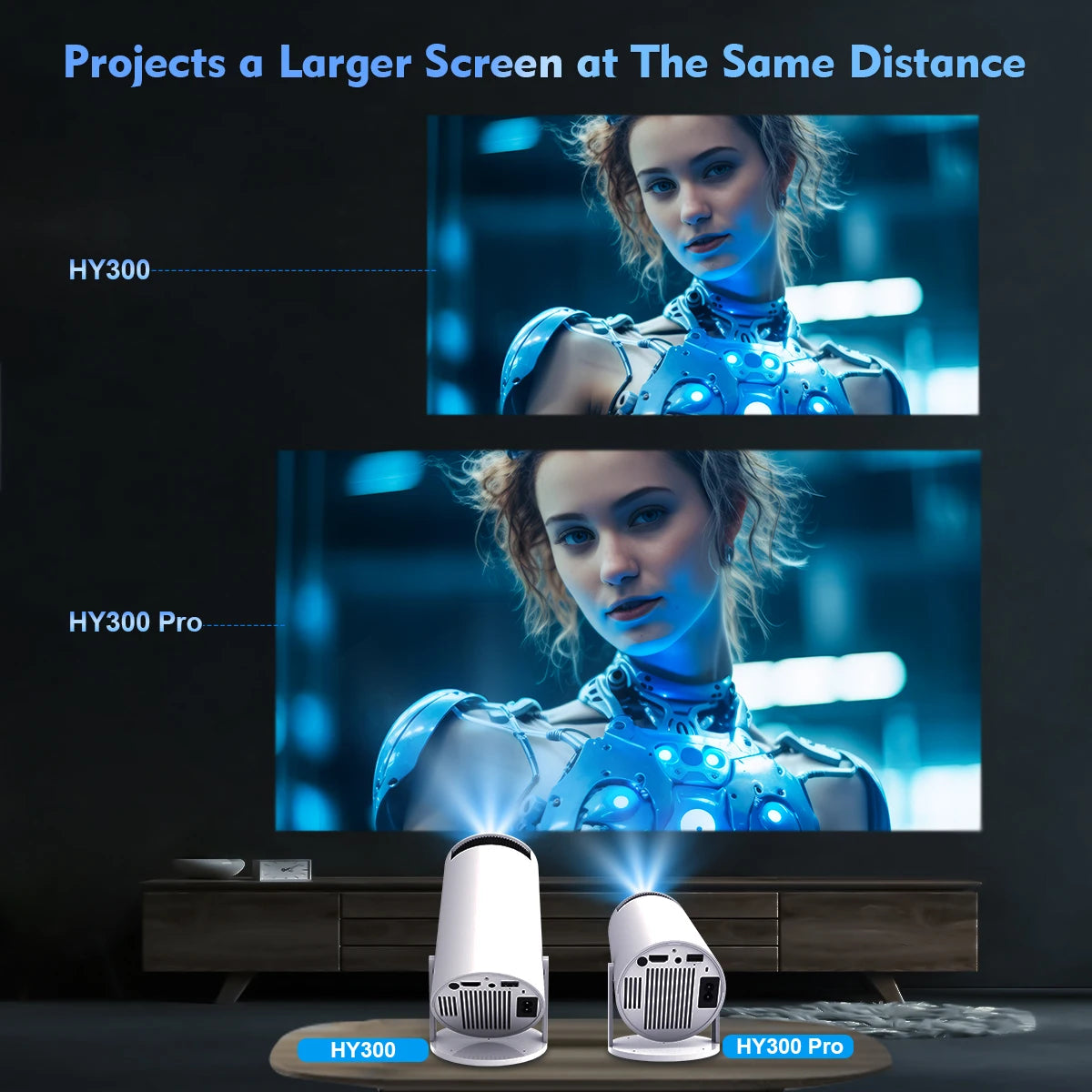 Magcubic HY300 Pro 4K Android Projector