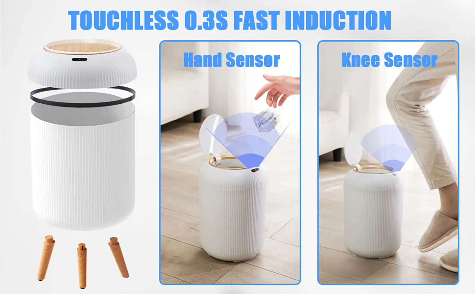 Smart Motion Sensor Trash Can