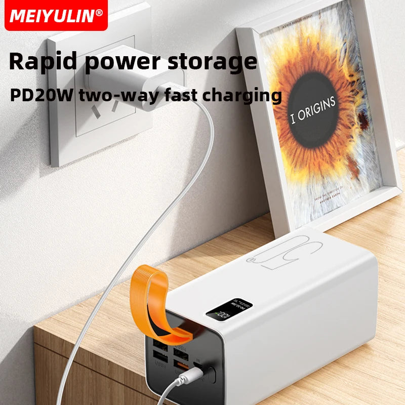 MEIYULIN 50000mAh High-Capacity Power Bank