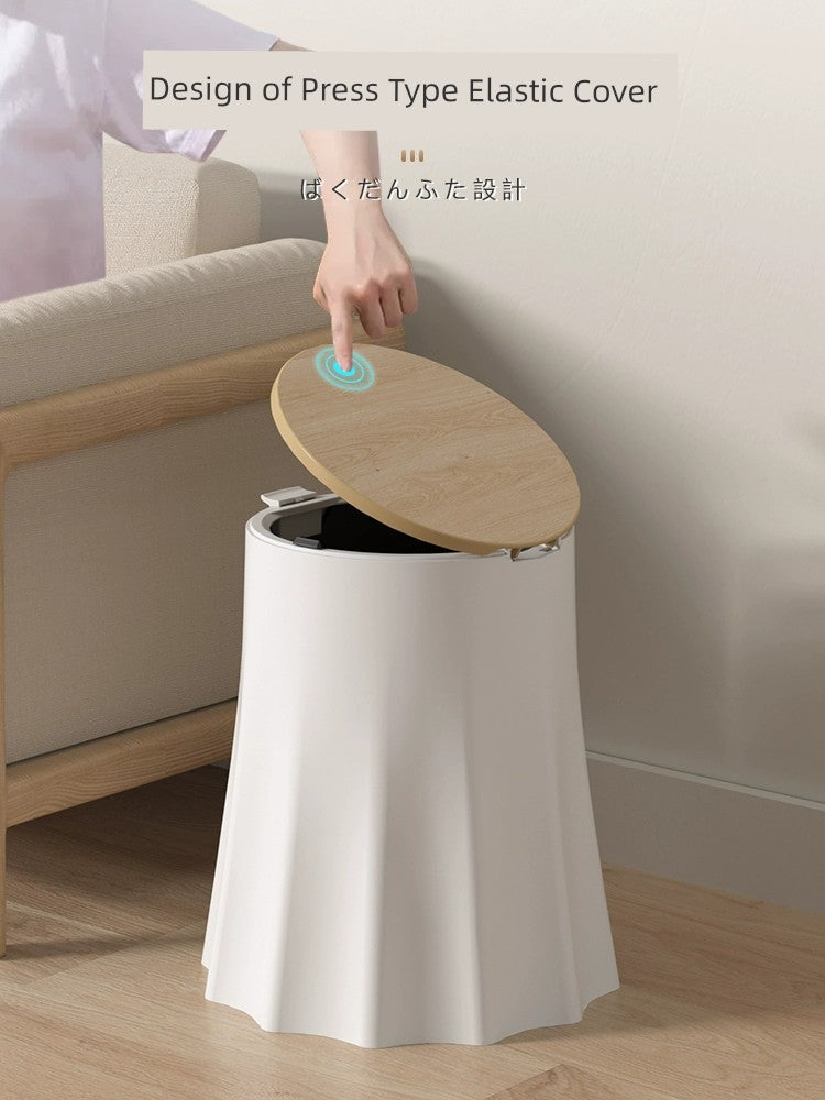 SUNEE Anti-Pet Press Trash Can 10L