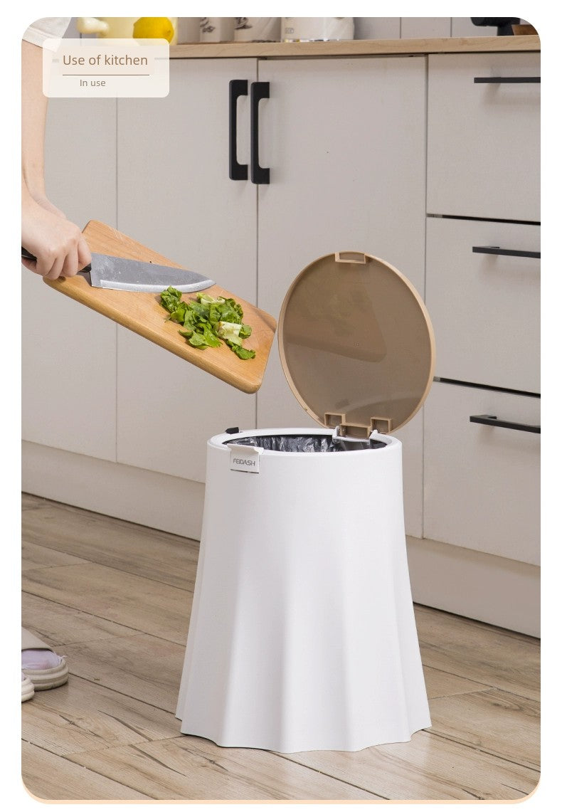 SUNEE 10L Pet-Proof Flip Trash Can