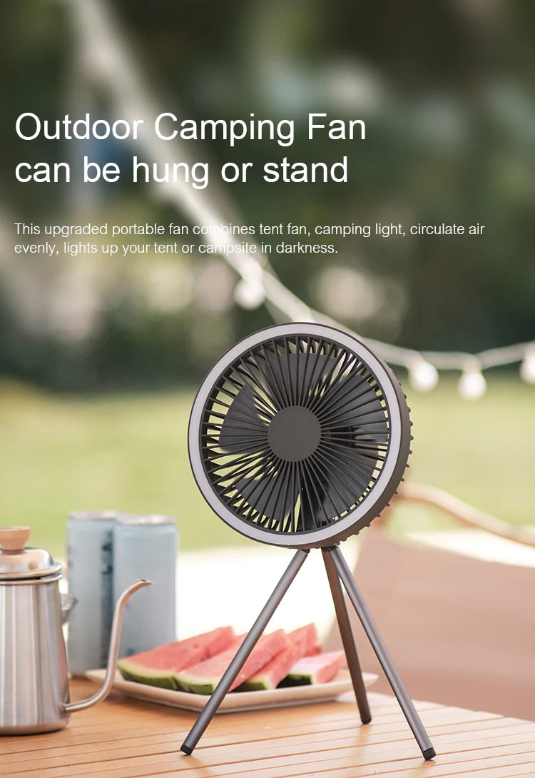 Portable Rechargeable Camping Fan