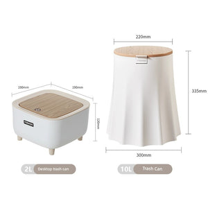 SUNEE 10L Pet-Proof Flip Trash Can