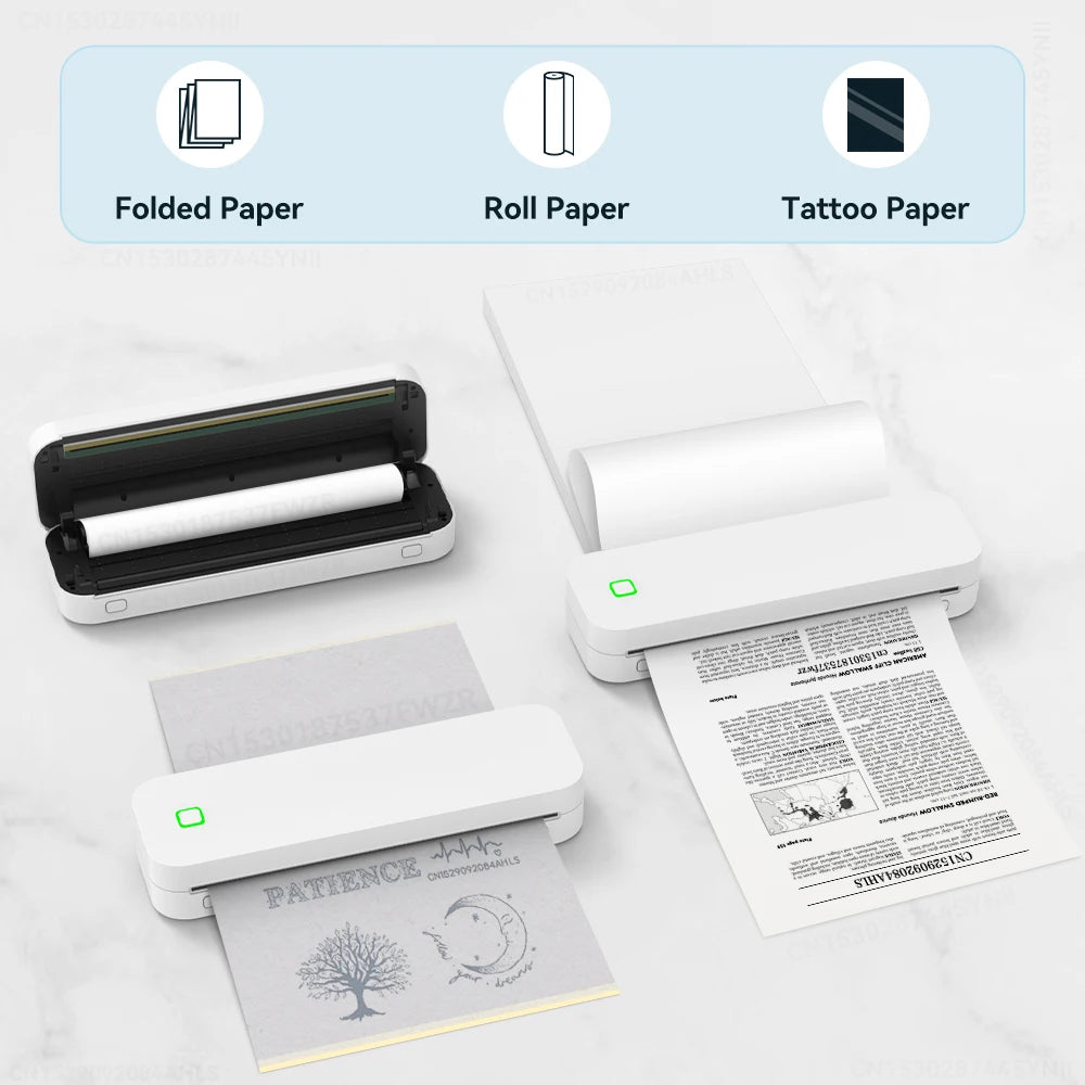 Portable Mini A4 Thermal Printer