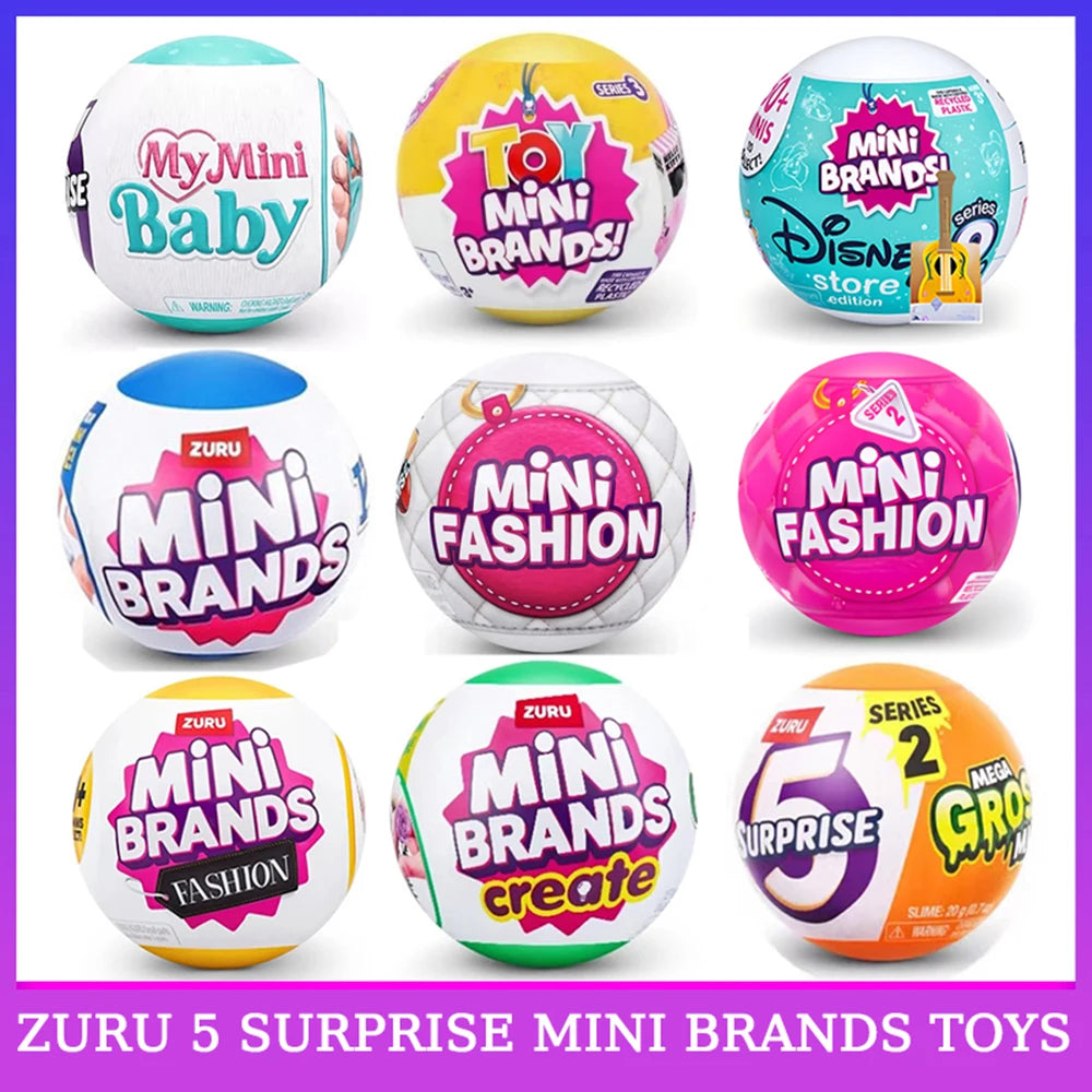 5 Surprise Mini Brands Toys by Zuru