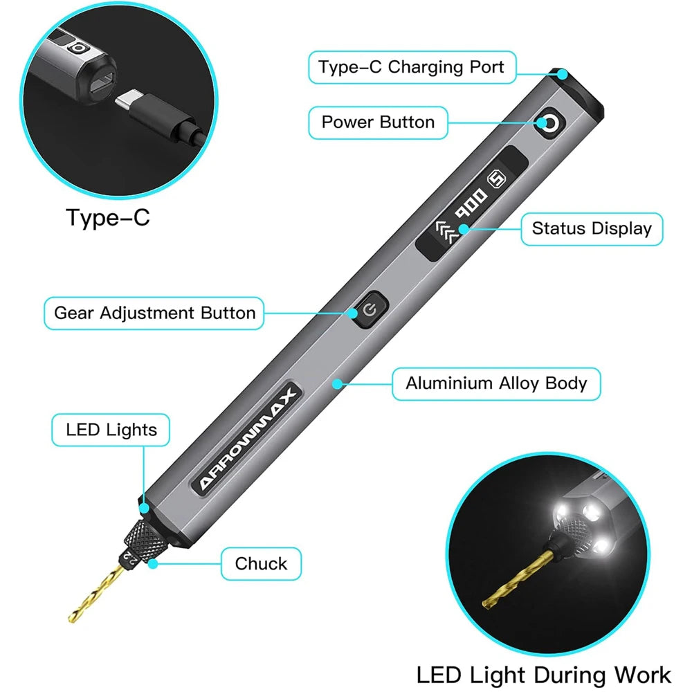 ARROWMAX SDS ULTRA Mini Electric Drill Pen