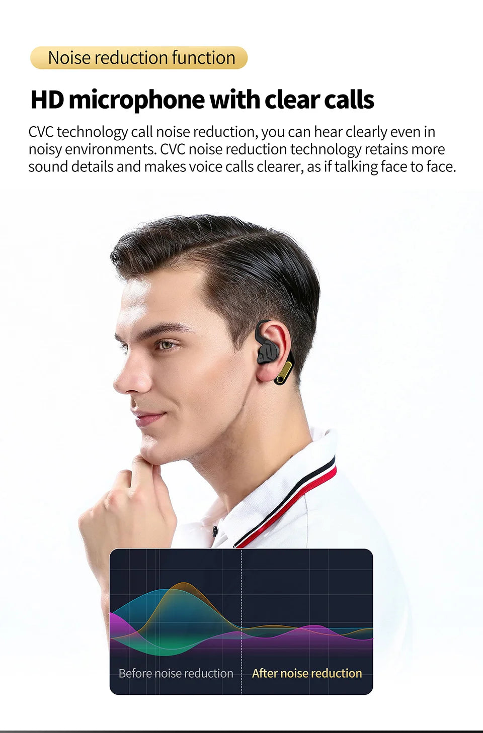 Wireless Headphones with Charging Case