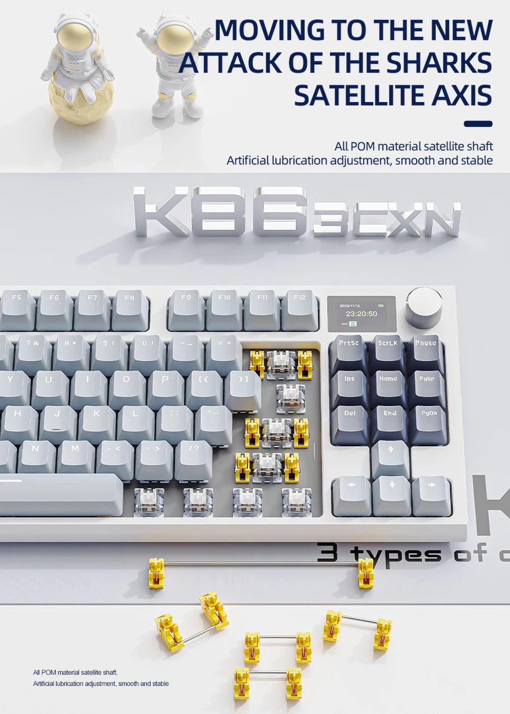 K86 Wireless Hot-Swappable Keyboard