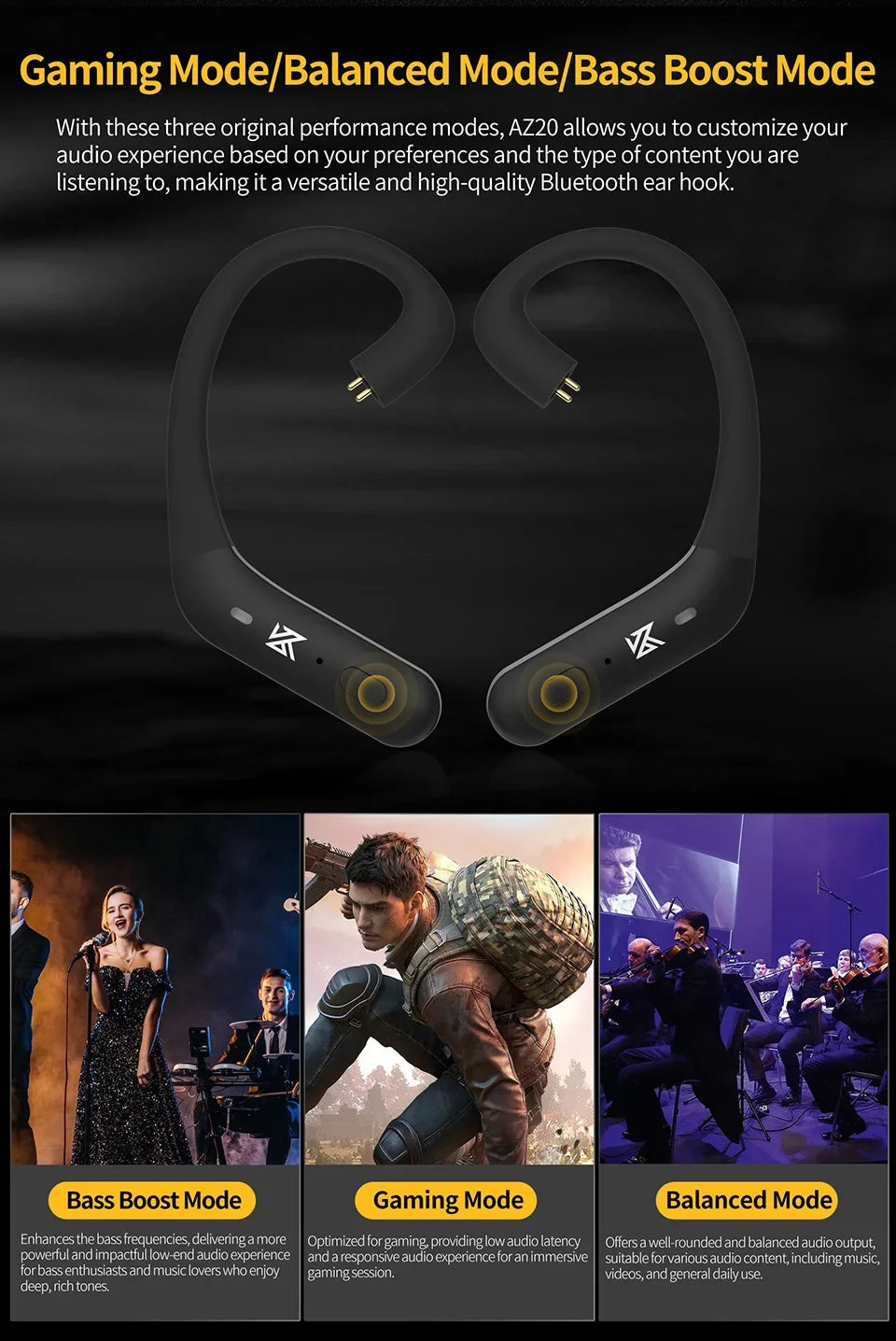 Bluetooth 5.3 Ear Hook Earphones