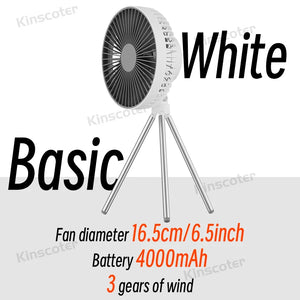 Portable Rechargeable Camping Fan