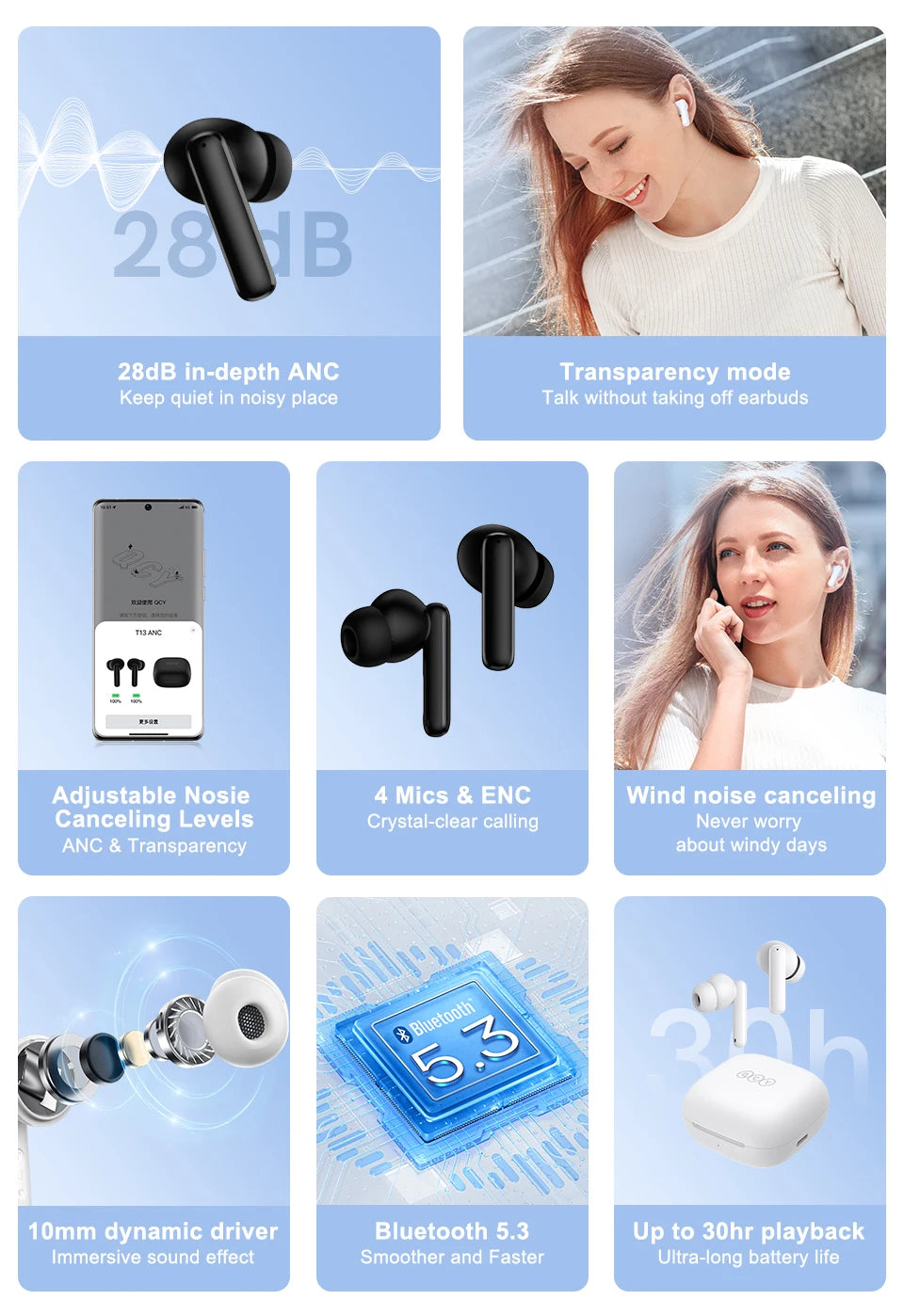 QCY Wireless Earbuds