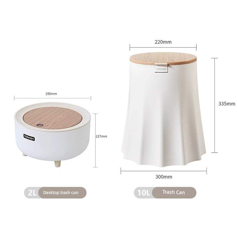 SUNEE 10L Pet-Proof Flip Trash Can