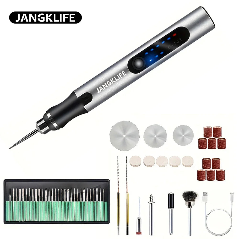 JANGKLIFE E108 Cordless Mini Rotary Tool Kit