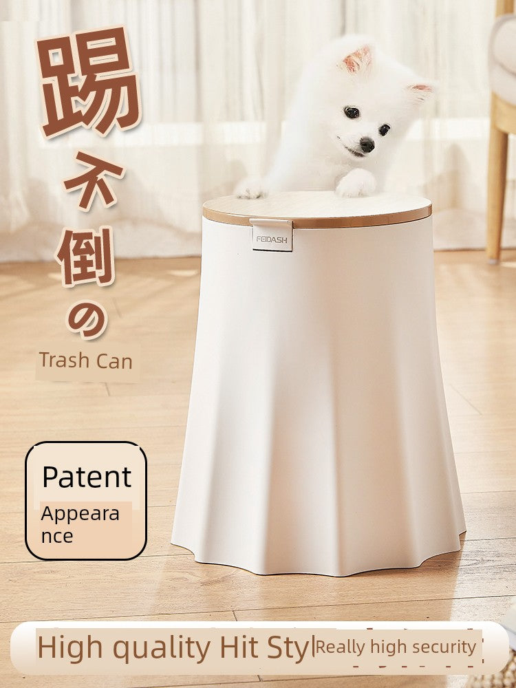 SUNEE Anti-Pet Press Trash Can 10L