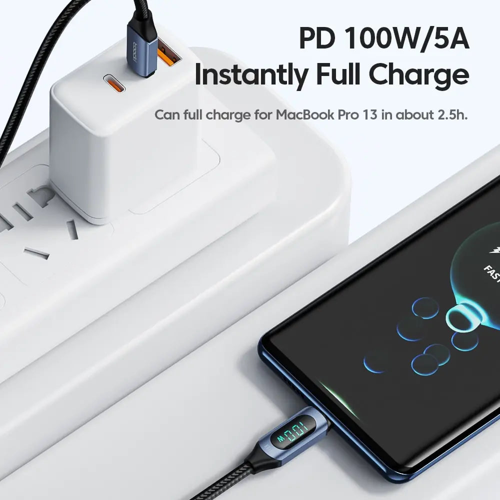 USB-C to USB-C Fast Charging Cable