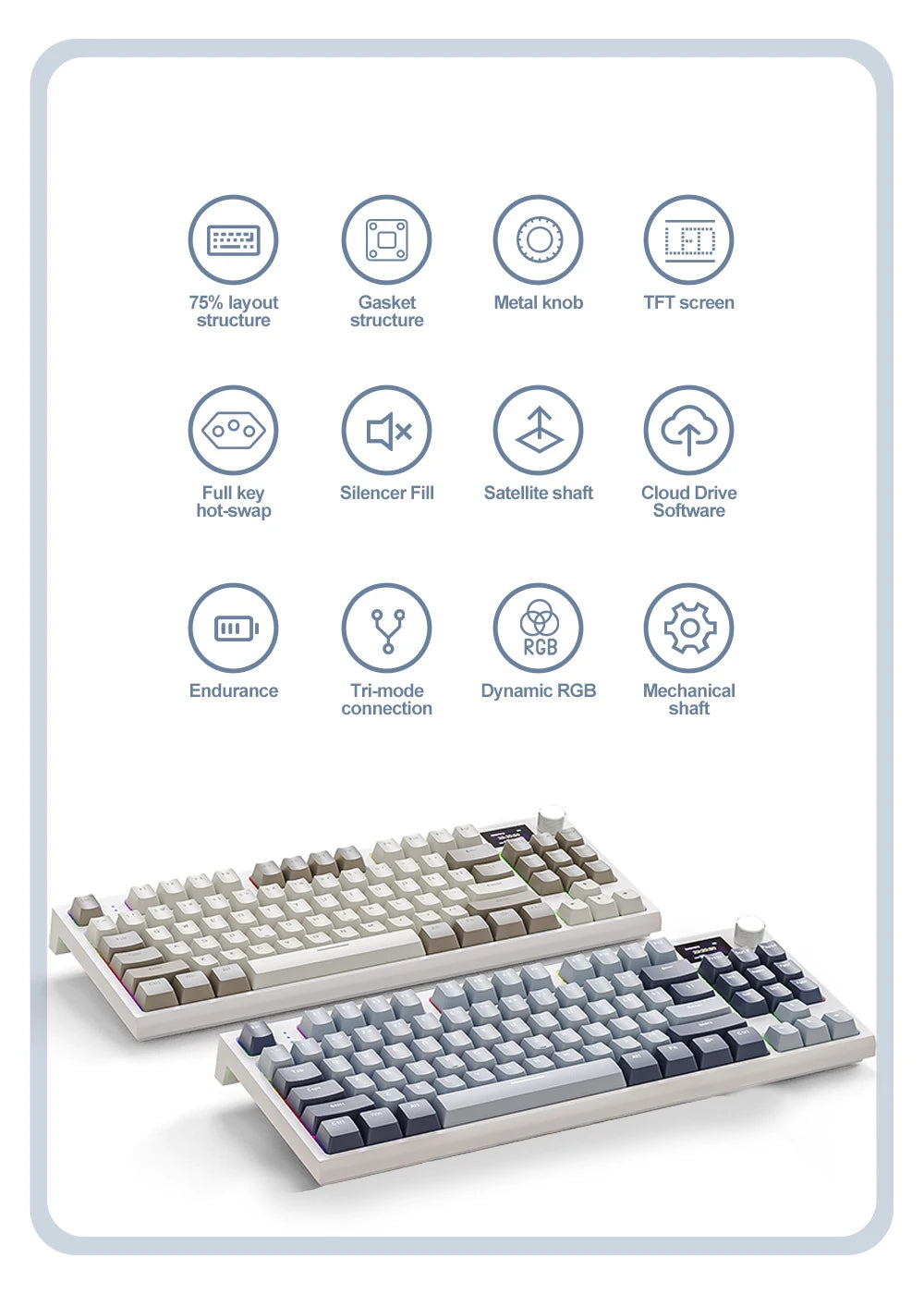 K86 Wireless Hot-Swappable Keyboard