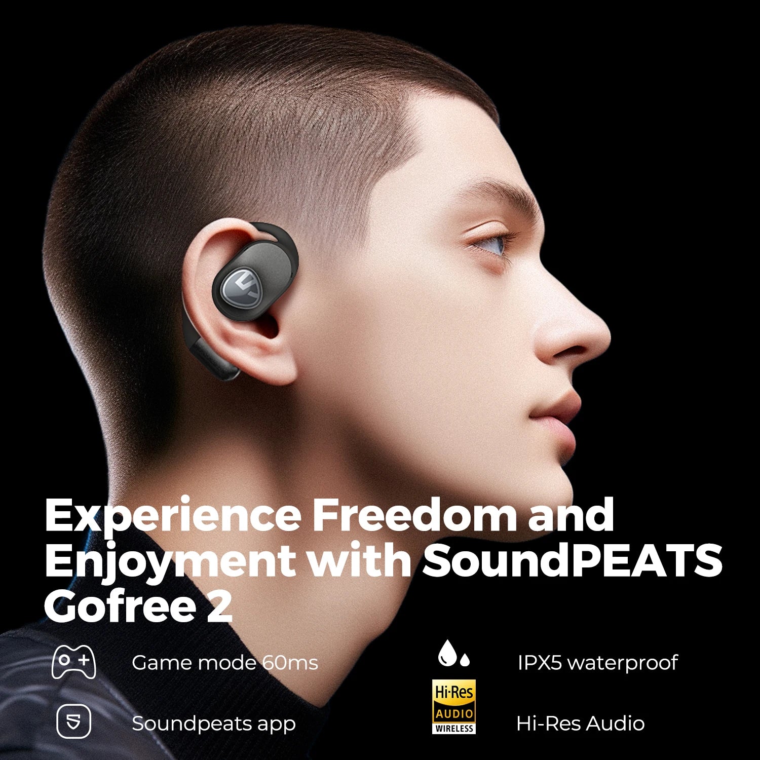 SoundPEATS GoFree2 Open-Ear Headphones