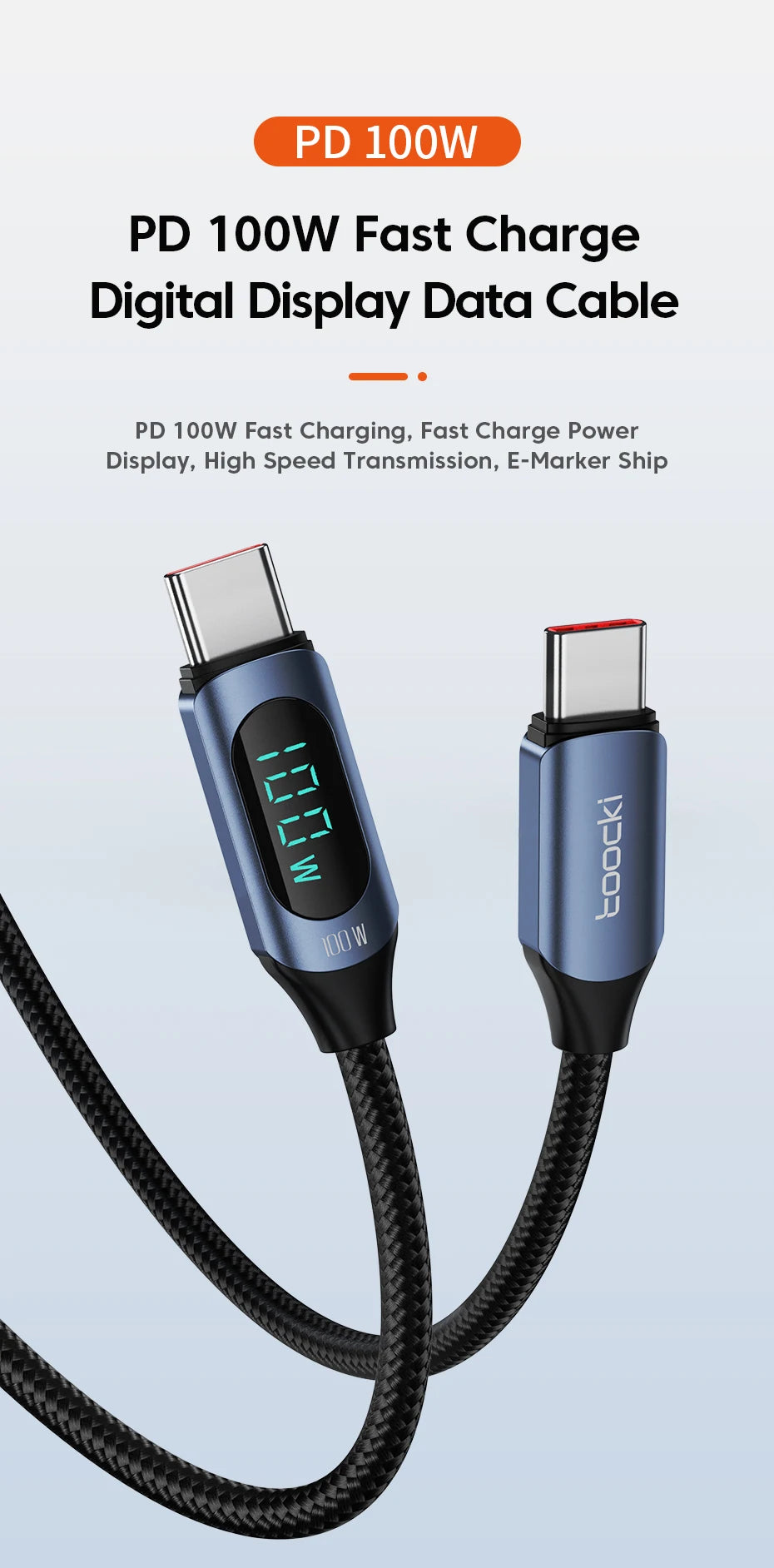 USB-C to USB-C Fast Charging Cable