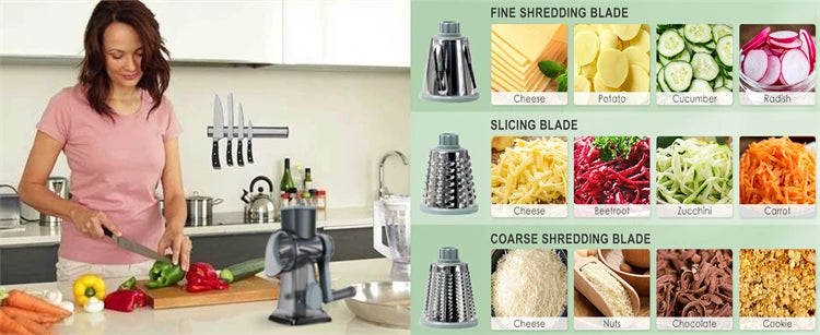 Stainless Steel Grater for Fruits & Vegetables